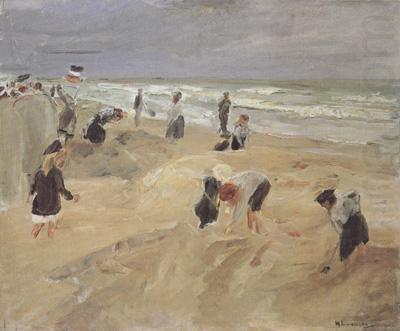 Max Liebermann Beach Seach Scene at Nordwijk (nn02) china oil painting image